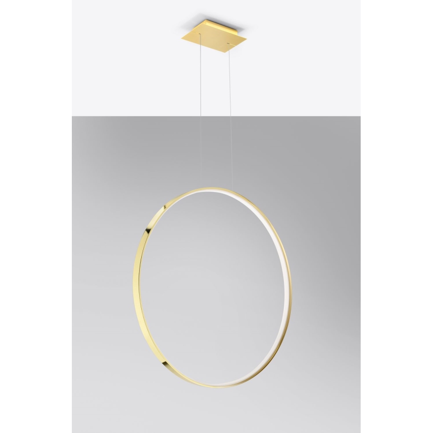 Thoro TH.248 - LED Pakabinamas sietynas RIO LED/50W/230V CRI 90 3000K diametras 78 cm auksas