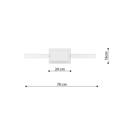 Thoro TH.248 - LED Pakabinamas sietynas RIO LED/50W/230V CRI 90 3000K diametras 78 cm auksas