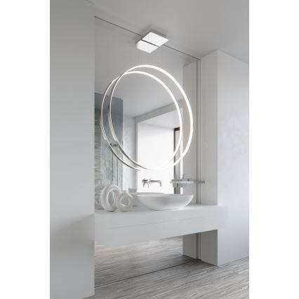 Thoro TH.249 - LED Pakabinamas sietynas RIO LED/50W/230V CRI 90 4000K diametras 78 cm blizgus chromas