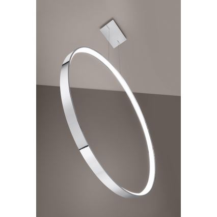 Thoro TH.249 - LED Pakabinamas sietynas RIO LED/50W/230V CRI 90 4000K diametras 78 cm blizgus chromas