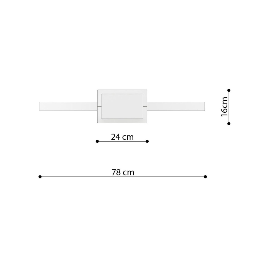 Thoro TH.249 - LED Pakabinamas sietynas RIO LED/50W/230V CRI 90 4000K diametras 78 cm blizgus chromas