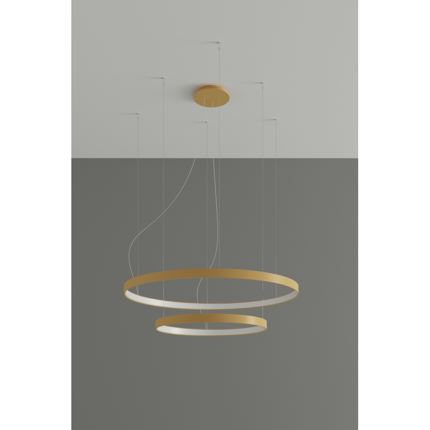 Thoro TH.268 - LED šviestuvas ant laido RIO LED/80W/230V CRI 95 4000K auksinė