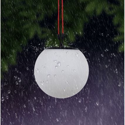 Top Light BALL RGB +VP - LED RGB Reguliuojamas saulės energijos šviestuvas BALL LED/1,2W/3,7V IP44 1800 mAh + nuotolinio valdymo pultas