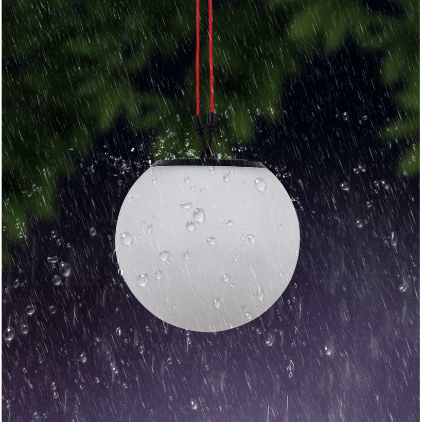 Top Light BALL RGB +VP - LED RGB Reguliuojamas saulės energijos šviestuvas BALL LED/1,2W/3,7V IP44 1800 mAh + nuotolinio valdymo pultas