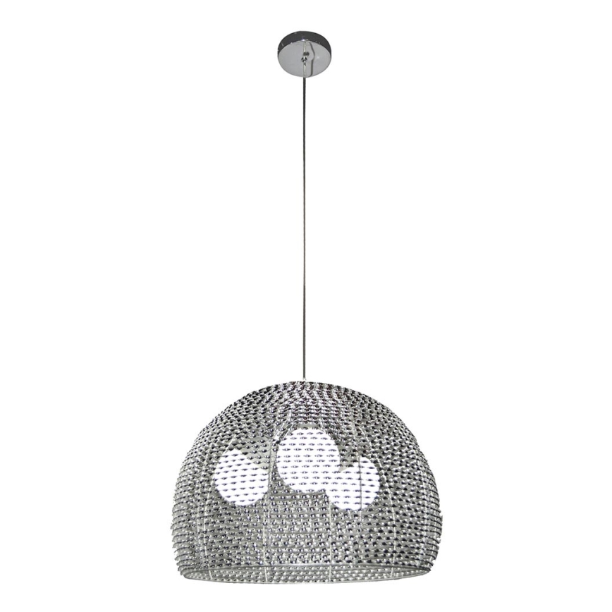 Top Light Davos 50 - Sietynas DAVOS 3xE27/60W/230V blizgus chromas