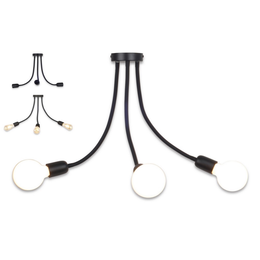 Top Light Galileo 3 C - Sietynas ant stulpo GALILEO 3xE27/40W/230V