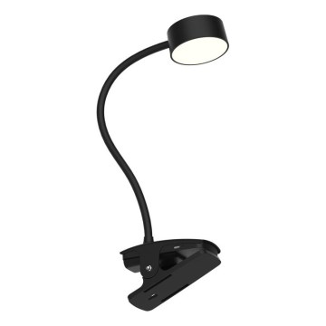 Top Light - LED Dimeruojama lietimui jautri stalynė lempa su spaustuku BELLA LED/4,8W/5V 3000-6500K juoda
