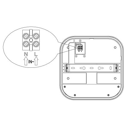 Top Light - LED Išorinis sieninis šviestuvas su judesio ir sutemų jutikliu BARI LED/20W/230V 4000K IP65