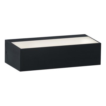 Top Light - LED lauko sieninis šviestuvas IMOLA LED/10W/230V 3000/4000/6000K IP54 17 cm juodas