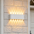 Top Light - LED Lauko sieninis šviestuvas RAY LED/10W/230V 3000/4000/6500K IP54 balta