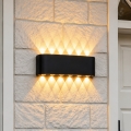 Top Light - LED lauko sieninis šviestuvas RAY LED/10W/230V 3000/4000/6500K IP54 juodas