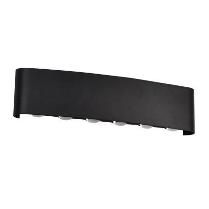 Top Light - LED lauko sieninis šviestuvas RAY LED/10W/230V 3000/4000/6500K IP54 juodas