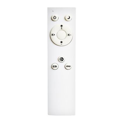 Top Light - LED Pritemdomas lubinis šviestuvas REVIT LED/36W/230V 3000-6500K 40x40 cm juoda + nuotolinio valdymo pultas
