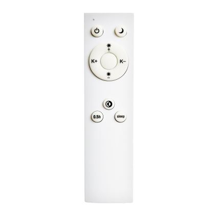 Top Light - LED Pritemdomas lubinis šviestuvas REVIT LED/50W/230V 3000-6500K 50x50 cm balta + nuotolinio valdymo pultas