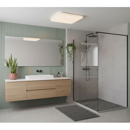 Top Light - LED vonios kambario lubinis šviestuvas DUNAJ LED/48W/230V 3000/4000/6500K IP44 48x48 cm baltas