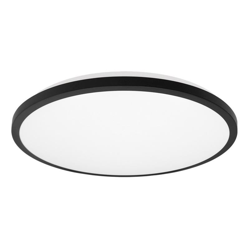 Top Light - LED lubinis vonios šviestuvas ONYX LED/10W/230V IP44 3000/4000/6500K diametras 29 cm juoda
