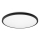 Top Light - LED lubinis vonios šviestuvas ONYX LED/10W/230V IP44 3000/4000/6500K diametras 29 cm juoda