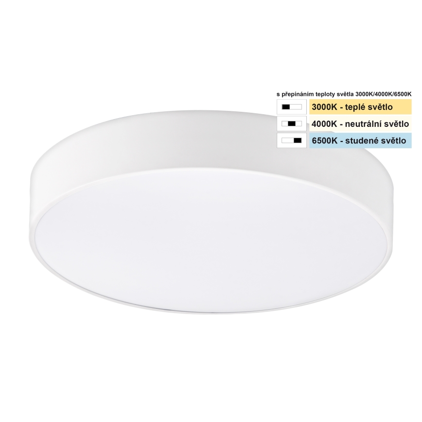 Top Light - LED lubinis vonios šviestuvas PETAL LED/24W/230V IP44 3000/4000/6500K diametras 35 cm balta