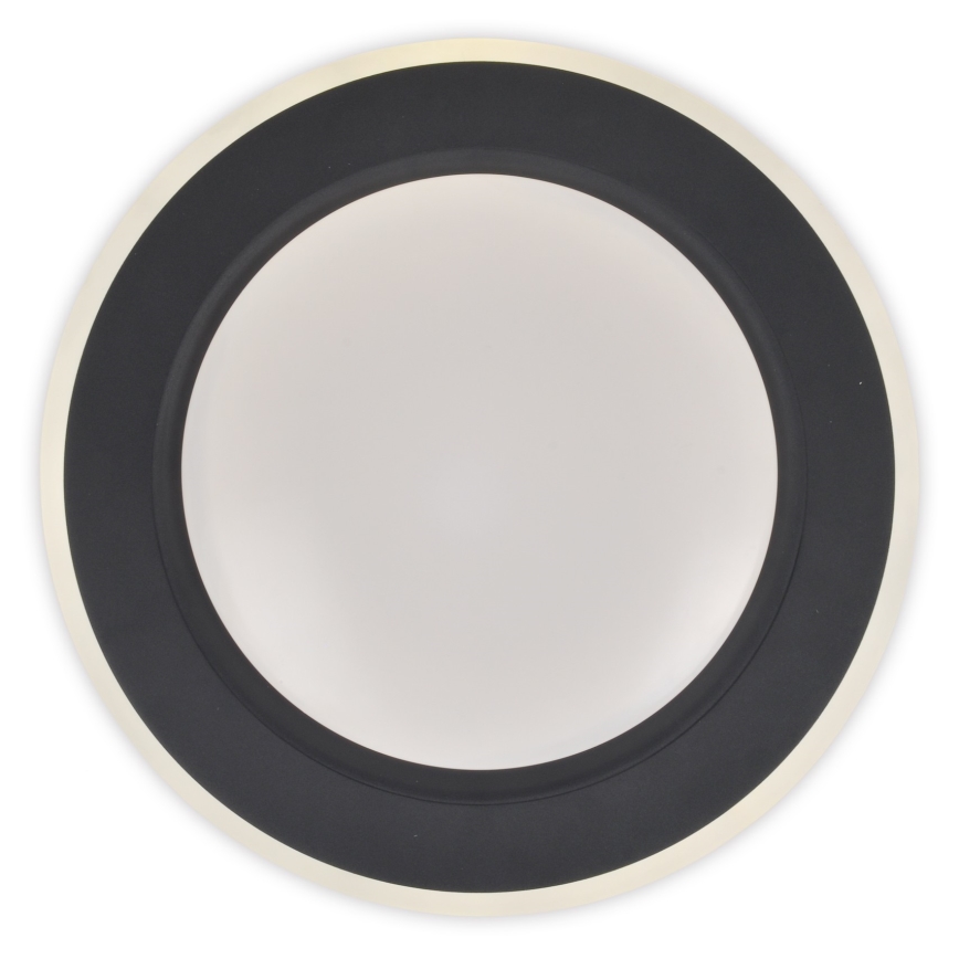 Top Light - LED Pritemdomas lubinis šviestuvas NORMAN LED/60W/230V diametras 49 cm juoda + nuotolinio valdymo pultas
