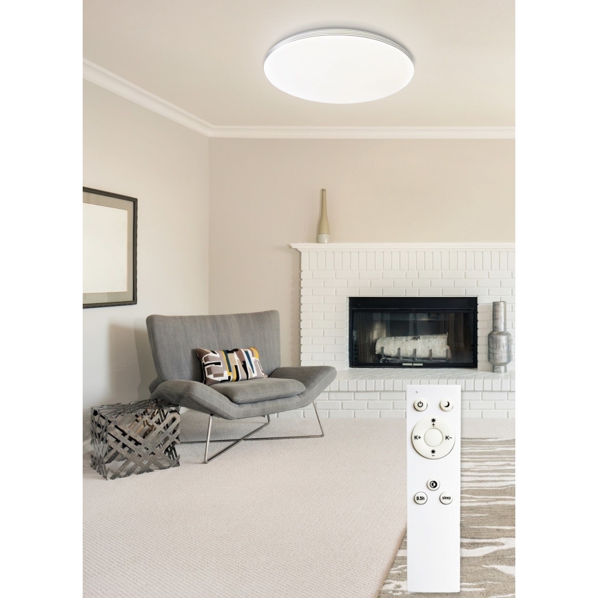 Top Light - LED Pritemdomas lubinis šviestuvas OCEAN LED/36W/230V 3000-6500K + nuotolinio valdymo pultas