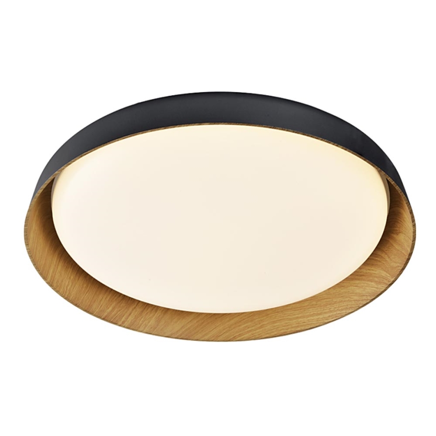 Top Light - LED Pritemdomas lubinis šviestuvas SATELLITE LED/36W/230V 3000-6500K diametras 43 cm juoda/ruda + nuotolinio valdymo pultas