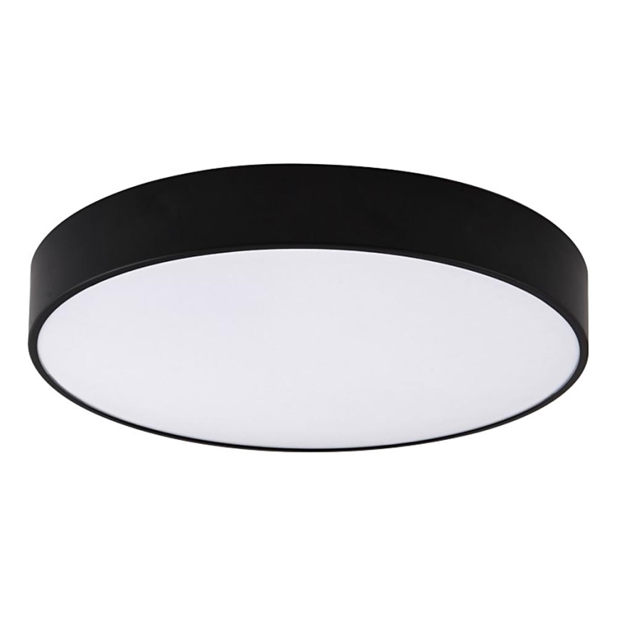 Top Light - LED pritemdomas lubinis vonios šviestuvas PETAL LED/48W/230V IP44 3000-6500K diametras 48 cm juoda + nuotolinio valdymo pultas