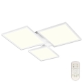 Top Light - LED Pritemdomas tvirtinamas sietynas MERKUR LED/50W/230V 3000-6500K balta + nuotolinio valdymo pultas
