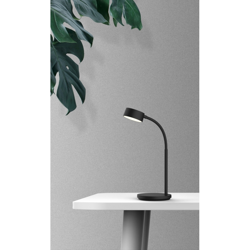 Top Light - LED Reguliuojama ličio stalinė lempa BELLA LED/4,8W/5V 3000/4000/6500K juoda