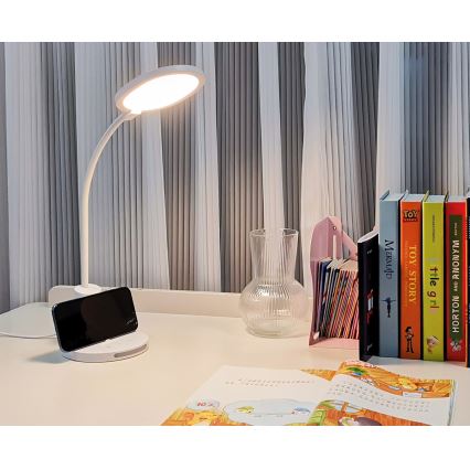 Top Light - LED reguliuojama lietuviška stalinė lempa VIOLA LED/12W/230V 2700-6500K balta
