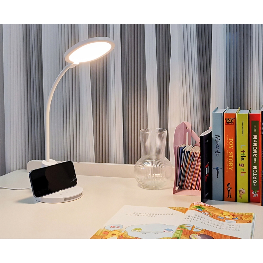 Top Light - LED reguliuojama lietuviška stalinė lempa VIOLA LED/12W/230V 2700-6500K balta