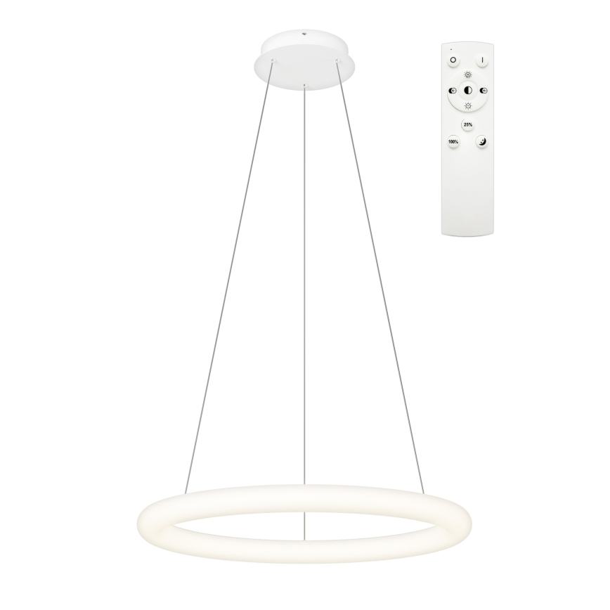 Top Light - LED dimeriuojamas pakabinamas šviestuvas ant laido RINGO LED/40W/230V 3000-6500K balta + nuotolinis valdymas