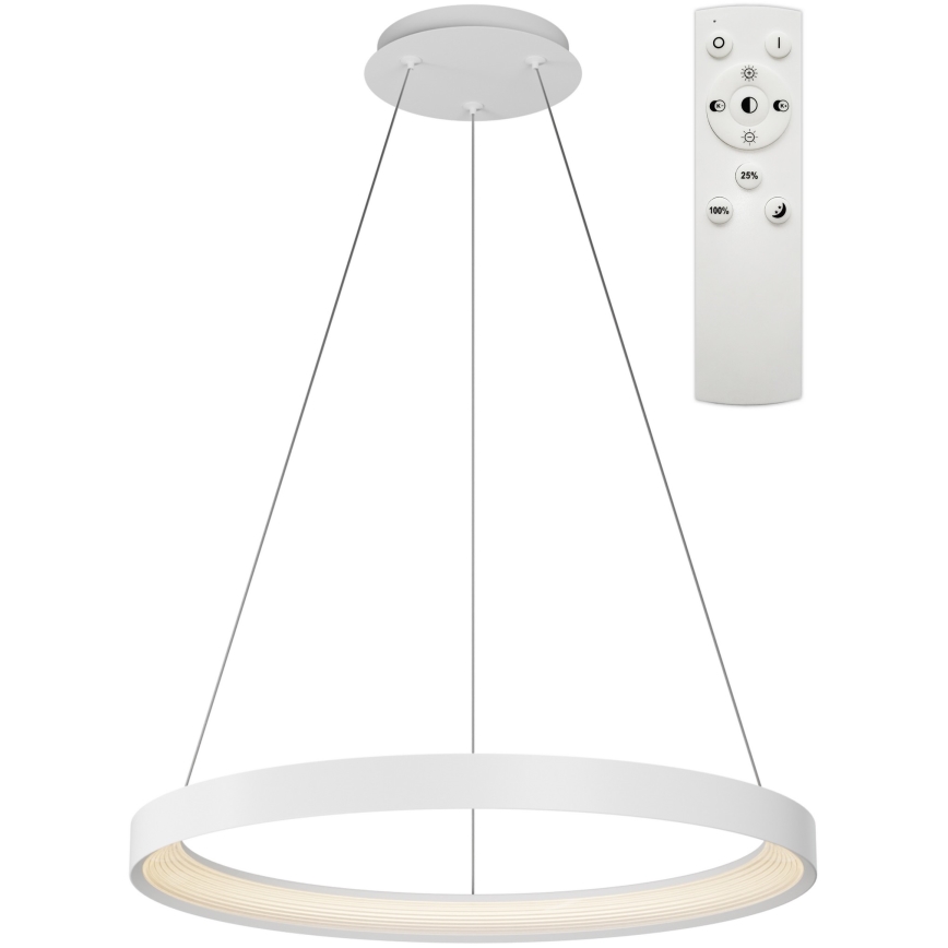 Top Light - LED Reguliuojamas pakabinamas sietynas ORBIT LED/40W/230V 3000-6500K diametras 50 cm balta + nuotolinio valdymo pultas