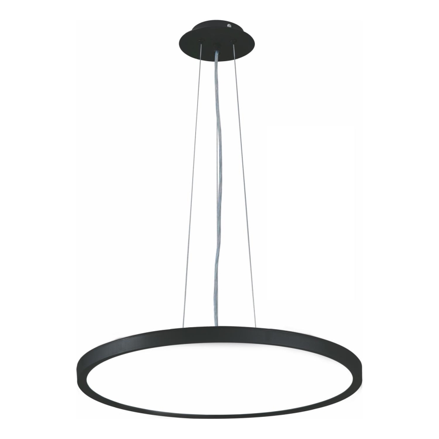 Top Light - LED Reguliuojamas pakabinamas sietynas REVIT LED/50W/230V 3000-6500K diametras 60 cm juoda + nuotolinio valdymo pultas