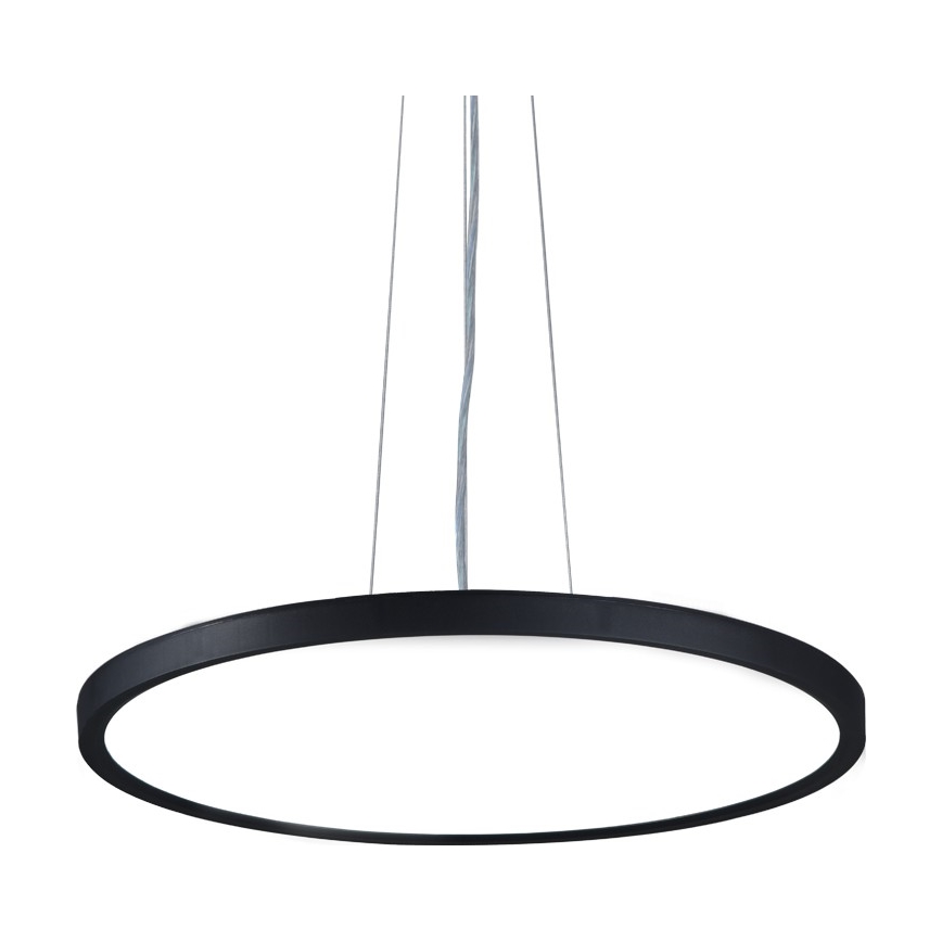 Top Light - LED Reguliuojamas pakabinamas sietynas REVIT LED/50W/230V 3000-6500K diametras 60 cm juoda + nuotolinio valdymo pultas