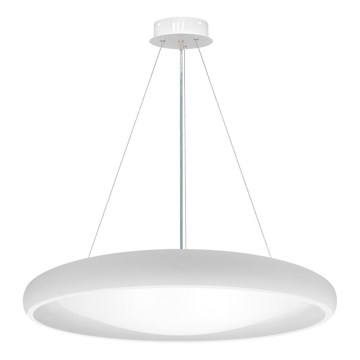 Top Light - LED Reguliuojamas pakabinamas sietynas SALERNO LED/60W/230V 3000-6500K diametras 60 cm balta + nuotolinio valdymo pultas