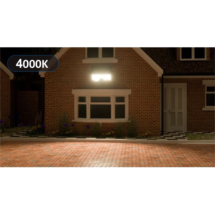 Top Light - LED Saulės sieninis prožektorius su jutikliu HELEON PRO LED/8W/3,7V IP65 4000K 2600 mAh