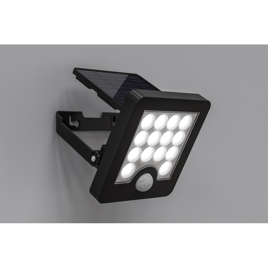 Top Light - LED Saulės sieninis prožektorius su jutikliu HELEON S LED/5W/3,7V IP65 4000K 1800 mAh