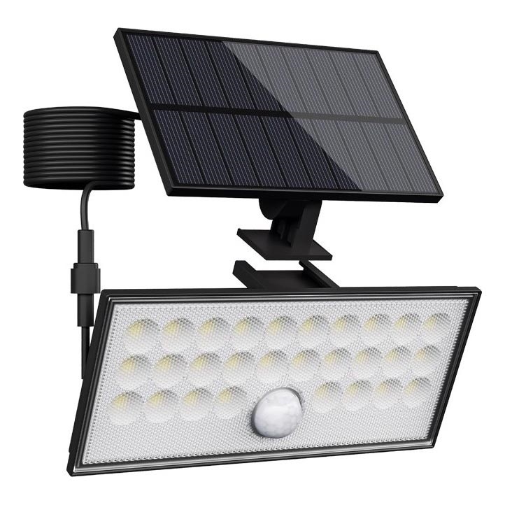 Top Light - LED Saulės sieninis prožektorius su jutikliu HELEON VARIO LED/8W/3,7V IP65 4000K 2200 mAh + nuotolinio valdymo pultas