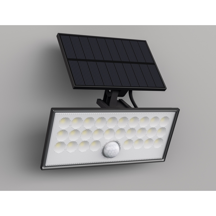 Top Light - LED Saulės sieninis prožektorius su jutikliu HELEON VARIO LED/8W/3,7V IP65 4000K 2200 mAh + nuotolinio valdymo pultas