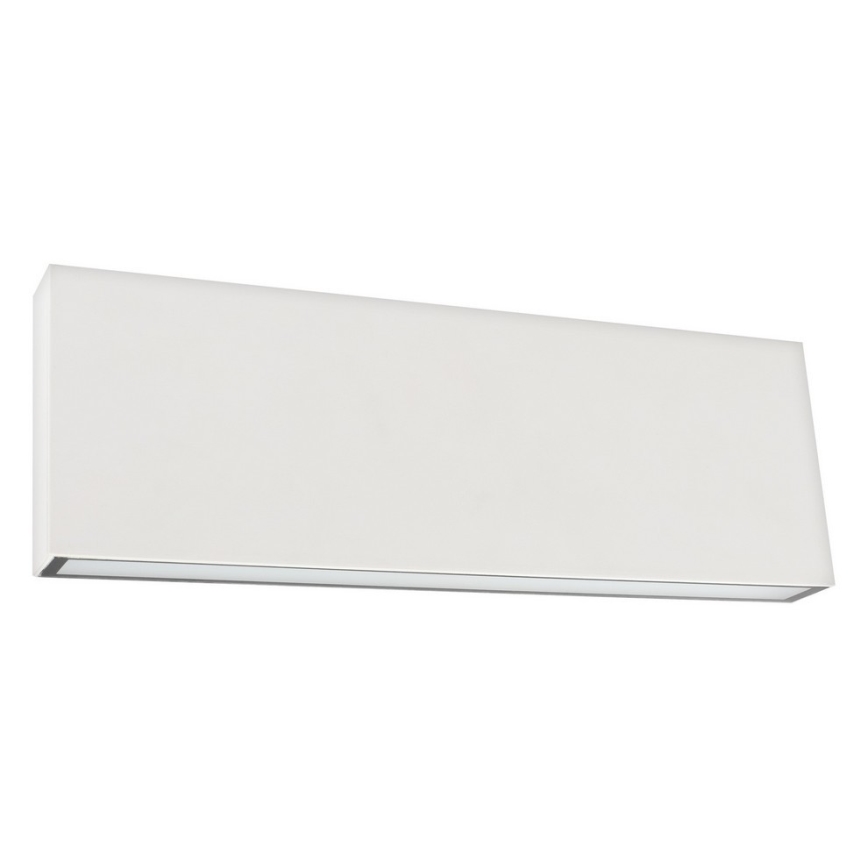 Top Light - LED sieninis lauko šviestuvas OBLIGO LED/12W/230V IP65 balta