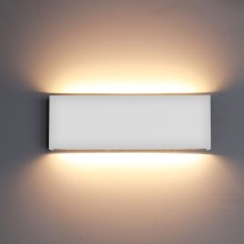 Top Light - LED Sieninis lauko šviestuvas LED/12W/230V IP65 juodas