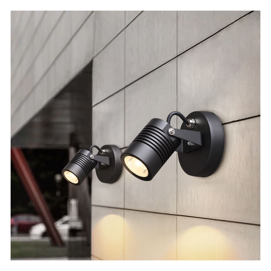 Top Light - LED sieninis lauko šviestuvas IBIZA LED/5W/230V IP54