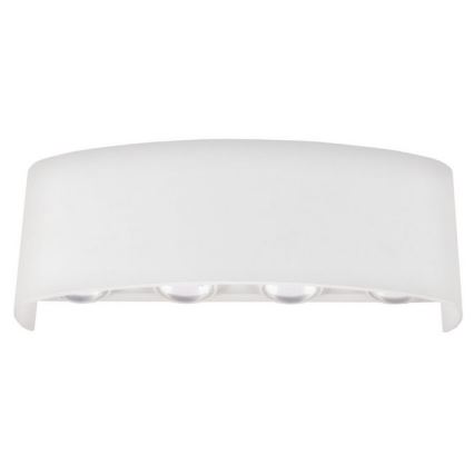 Top Light - LED sieninis lauko šviestuvas RAY B LED/8W/230V IP44 4000K balta