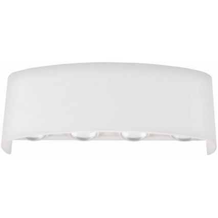 Top Light - LED sieninis lauko šviestuvas RAY B LED/8W/230V IP44 4000K balta