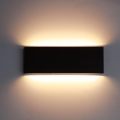 Top Light - LED sieninis lauko šviestuvas OBLIGO LED/12W/230V IP65 juoda