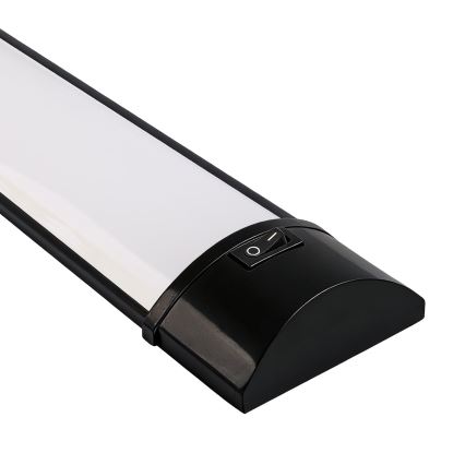 Top Light - LED šviestuvas montuojamas po spintelėmis ZSP LED/9W/230V 3000/4000/6500K 30 cm juodas