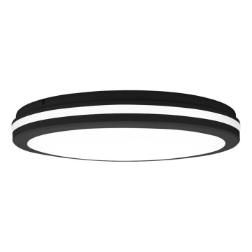 Top Light - LED vonios kambario lubinis šviestuvas COMET LED/40W/230V 3000/4000/6500K IP54, juodas, Ø 40 cm