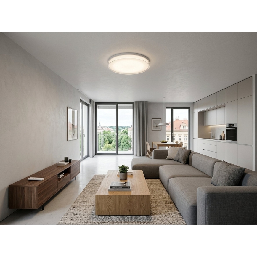 Top Light - LED dimeriuojamas vonios lubinis šviestuvas NEXUS LED/45W/230V 3000-6500K IP44 skersmuo 38 cm balta + nuotolinis valdymas