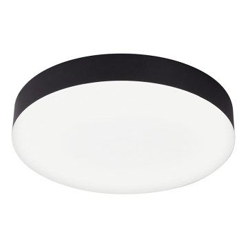 Top Light - LED vonios kambario lubinis šviestuvas SPIRIT LED/24W/230V 3000/4000/6500K IP44 skersmuo 30 cm juodas