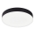 Top Light - LED vonios kambario lubinis šviestuvas SPIRIT LED/24W/230V 3000/4000/6500K IP44 skersmuo 30 cm juodas